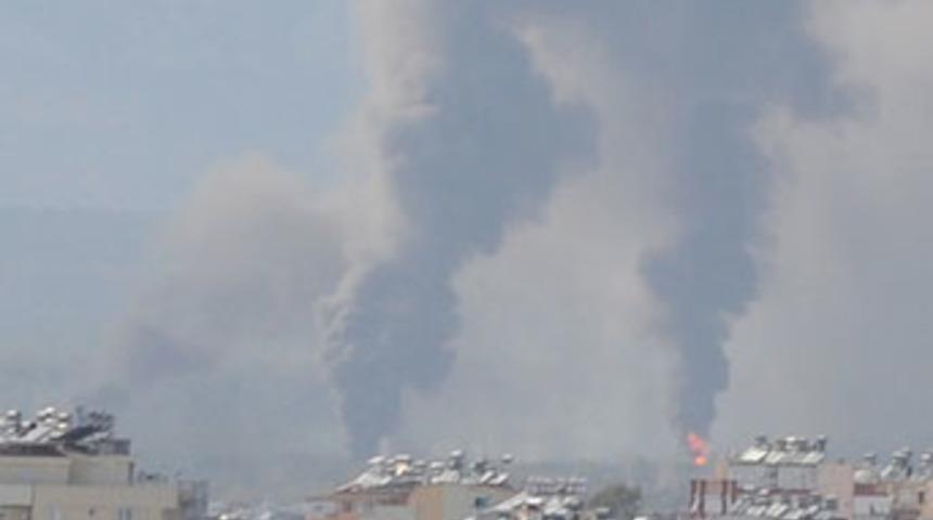 Antalya'da petrol boru hattında patlama...