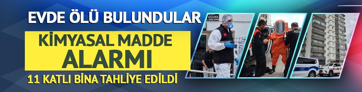 Karı koca evlerinde &ouml;l&uuml; bulundu: 11 katlı bina tahliye edildi