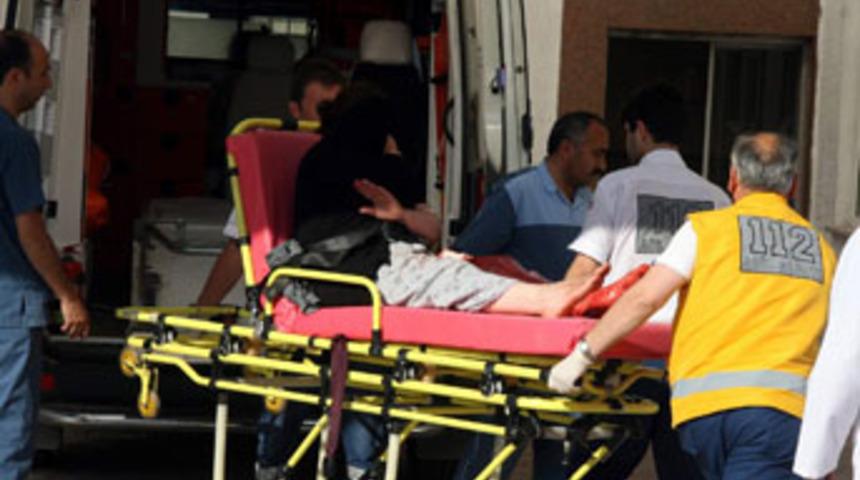 Kocası bı&ccedil;akladı