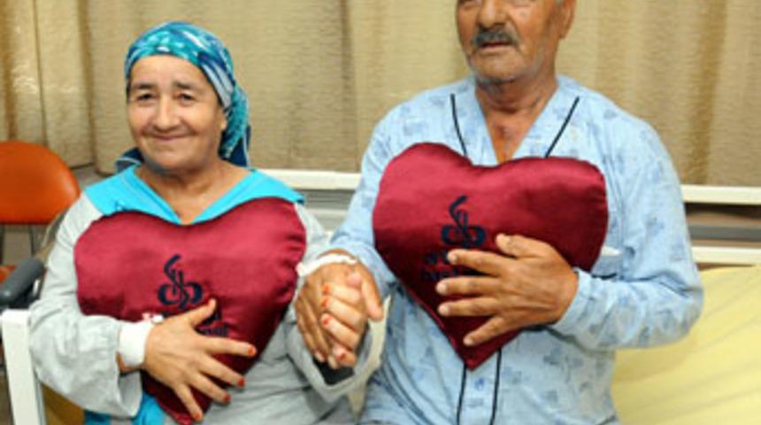 Aşkla hayata tutundular