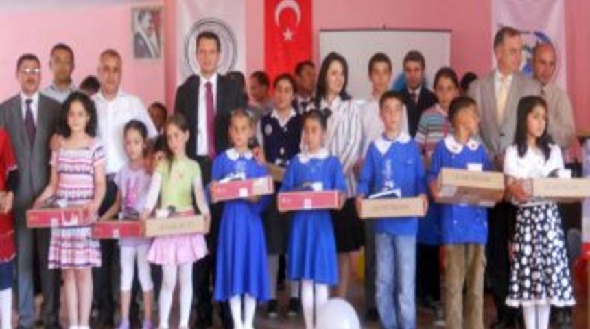 &Ccedil;ocuklar Akg&ouml;l i&ccedil;in yarıştı