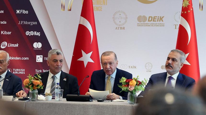 Cumhurbaşkanı Erdoğan, ABD'de a&ccedil;ıkladı! Yıl sonu enflasyon hedefi belli oldu