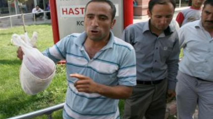 "Kucağıma bebek almak i&ccedil;in hastaneye geldim, eşimin kolunu verdiler"