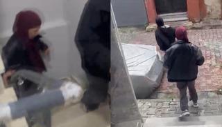 Ev sahibine yakalandılar: Ka&ccedil;maya &ccedil;alışırken kapana kısıldılar! Su&ccedil;&uuml;st&uuml; yakalanınca 'sapık' diye bağırdılar!