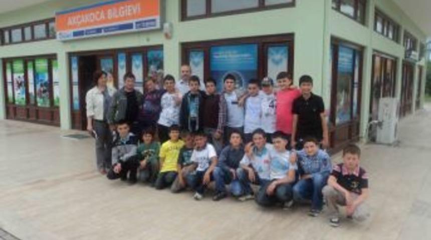 Ak&ccedil;akoca Bilgi Evi&rsquo;ne &ldquo;kardeş&rdquo; ziyareti