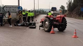 Karabük’te motosiklet ile traktör çarpıştı: 2 yaralı