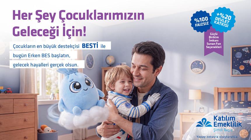 Katılım Emeklilik, Erken BES maskotu BESTİ&rsquo;yi tanıttı