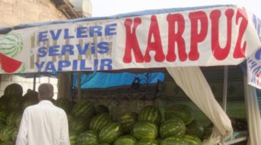 Evlere &lsquo;karpuz servisi&rsquo; başladı