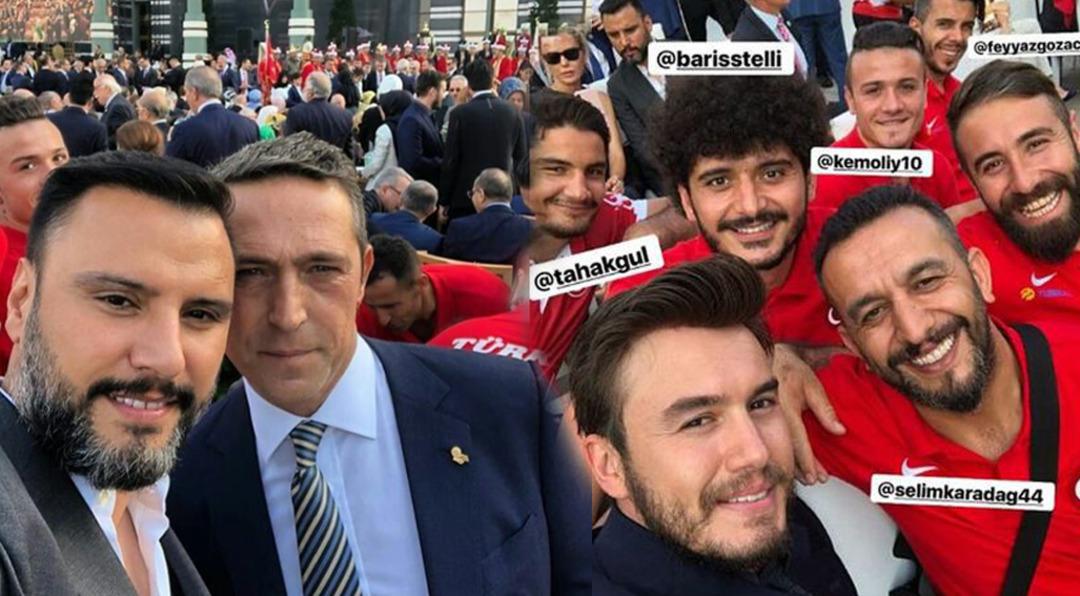 Beştepe'deki t&ouml;rene katılan &uuml;nl&uuml;ler