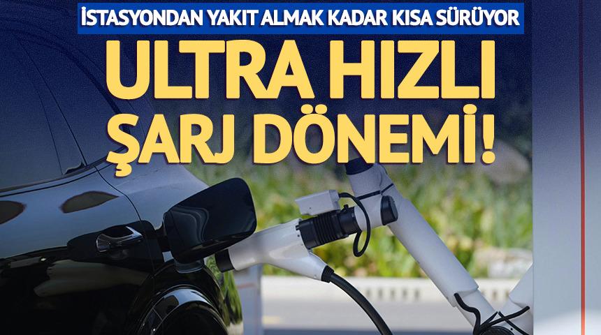 Elektrikli otoda ultra hızlı şarj d&ouml;nemi! 