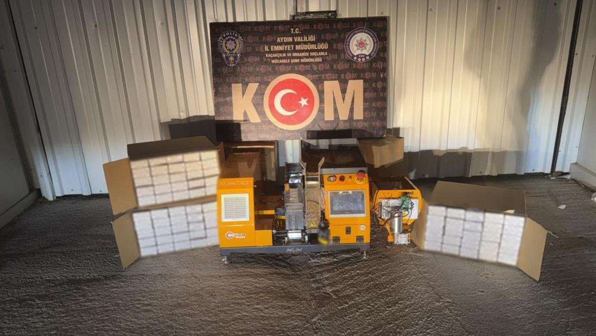 Aydın da 5 adrese eş zamanlı kaçakçılık operasyonu: 3 tutuklama 2