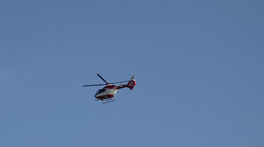 Bah&ccedil;esaray&rsquo;da perikardit hastası helikopter ambulansla Van&rsquo;a sevk edildi