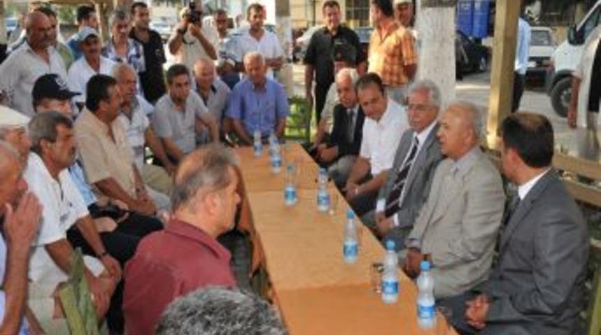 Vali Atış Karataş'ta incelemelerde bulundu