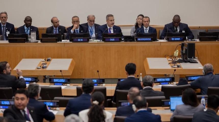 Bakan Fidan, İslam İşbirliği Teşkilatı toplantısına başkanlık etti