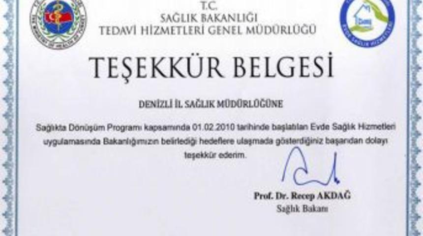 Bakan Akdağ, Denizli&rsquo;deki evde sağlık hizmetlerine teşekk&uuml;r etti