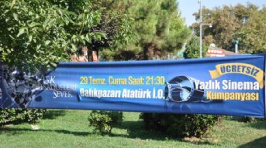 B&uuml;y&uuml;kşehir'den yazlık sinema