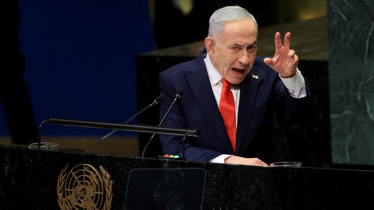 BM Genel Kurulu nda konuşma yapan İsrail Başbakanı Netanyahu ya şok tepki: Salonu terk ettiler 3