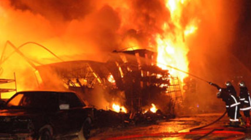 Ankara'da alevli gece