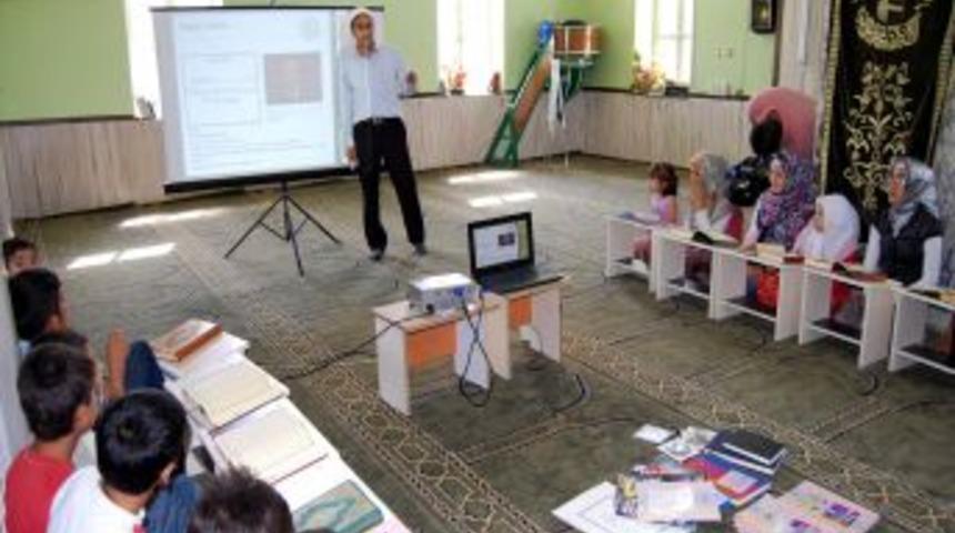 K&ouml;yde teknoloji ve Kur'an-ı Kerim eğitimi birarada