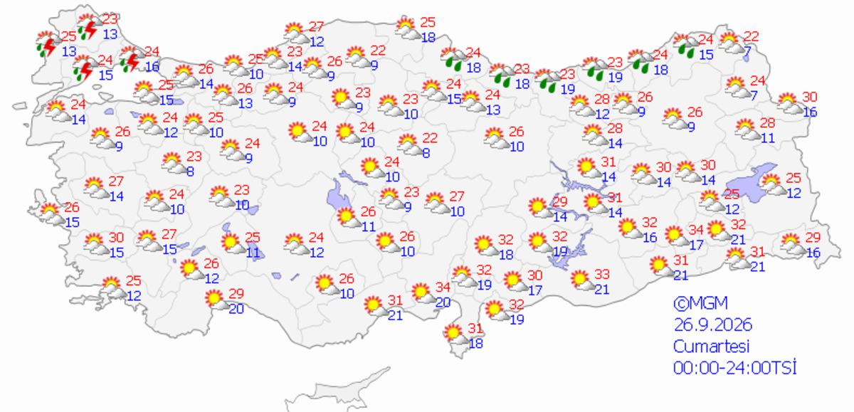 Karadeniz ve Doğu ya kuvvetli geliyor! Meteoroloji uyardı: Pazartesi g&uuml;n&uuml; harita kırmızıya d&ouml;n&uuml;yor 2