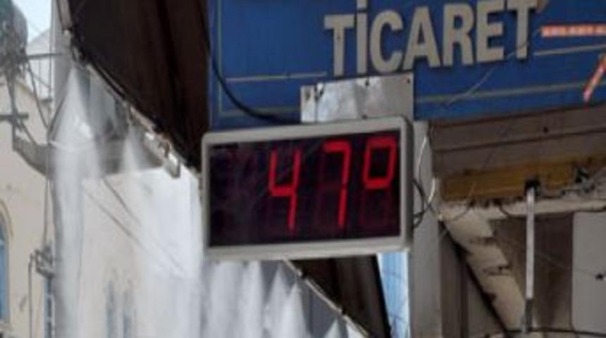 Batman&rsquo;da sıcaklar 47 dereceye &ccedil;ıktı, cadde ve sokaklar boşaldı