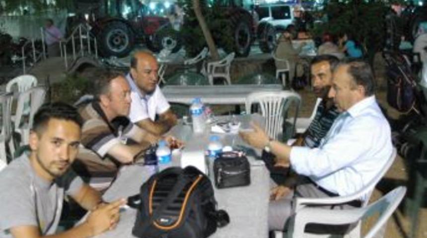 Başkanın basın mensuplarıyla s&ouml;yleşisi