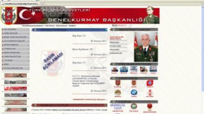 Orgeneral Koşaner'in fotoğrafı Genelkurmay'ın ana sayfasından kaldırıldı