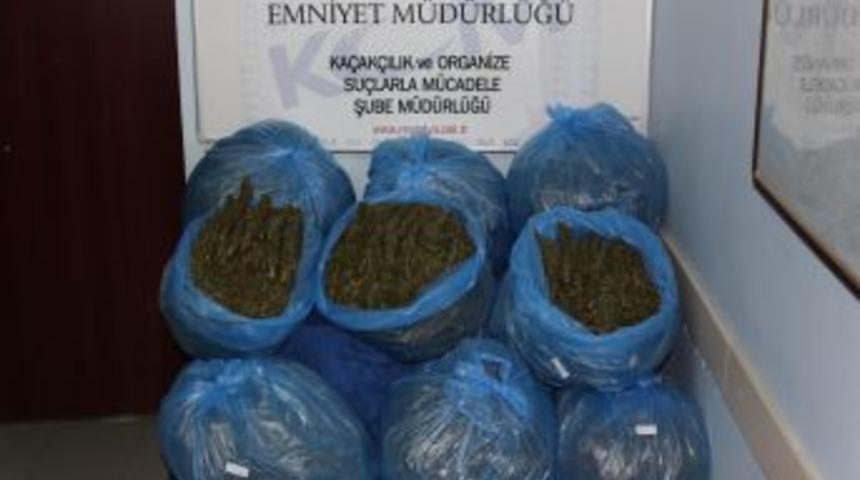 Malatya&rsquo;da 83 kilo esrar yakalandı