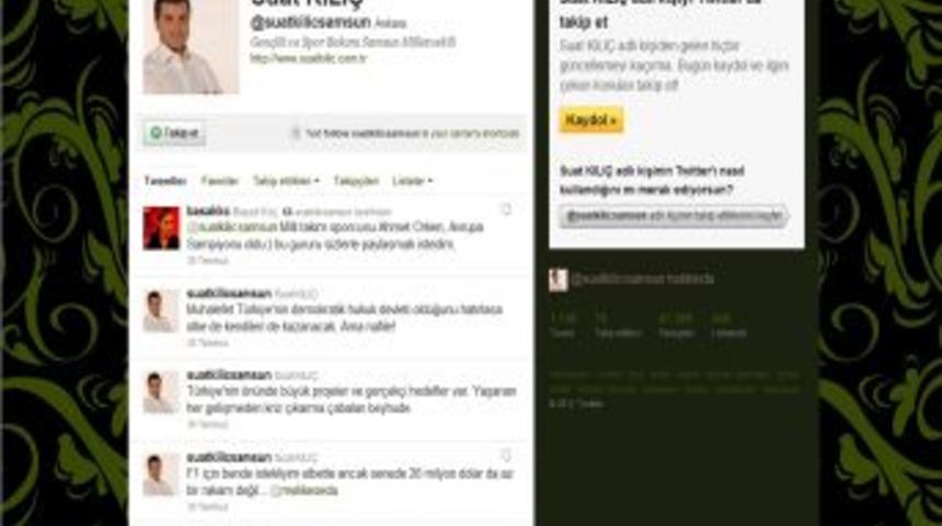 Bakan Kılı&ccedil;&rsquo;ın stadyum m&uuml;jdesi twitter mesajıyla geldi