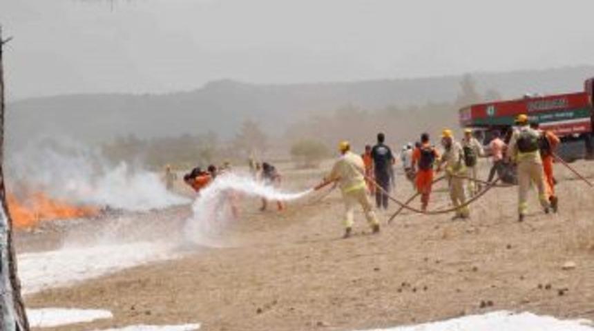 Ormancılar hortum serme yarışması yaptı