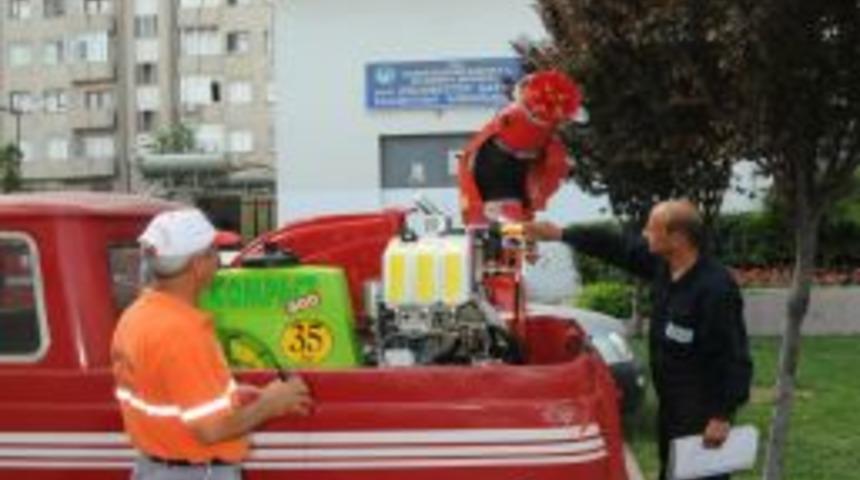 Balıkesir'de haşereyle mücadelede soğuk sisleme sistemine geçildi