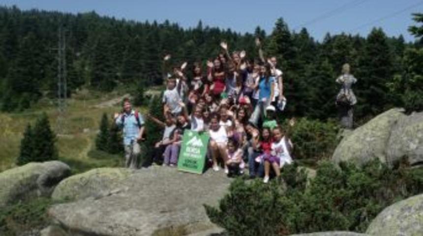 &Ccedil;ocuklar Uludağ&rsquo;ı keşfetti