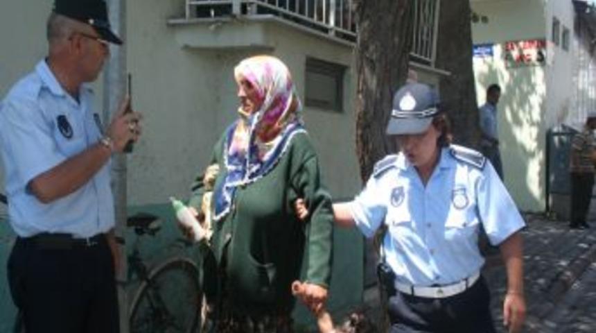 Edremit'te dilenci denetimleri sıklaştırıldı