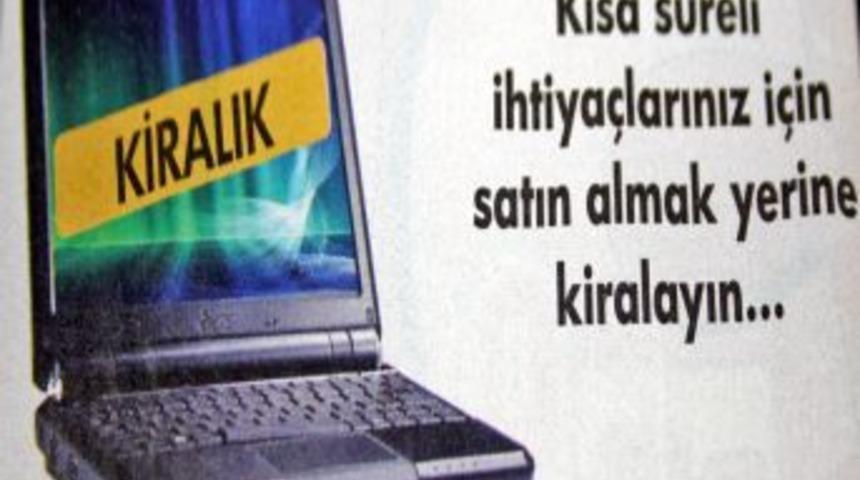 Kiralık laptopa ilgi artıyor