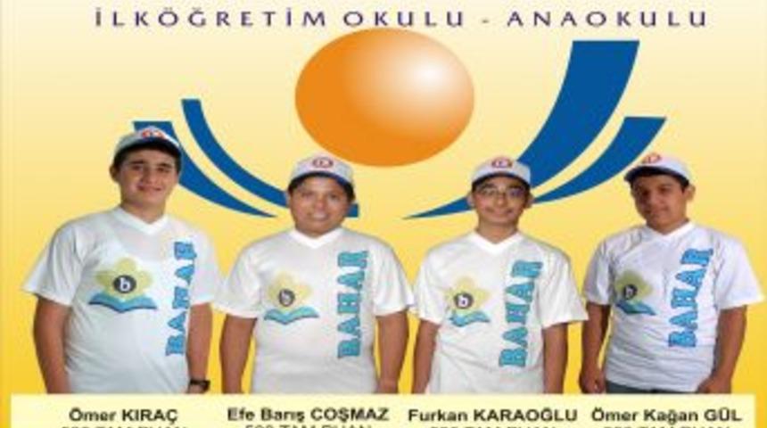 Tarsus Bahar Koleji'nden 4 T&uuml;rkiye birincisi