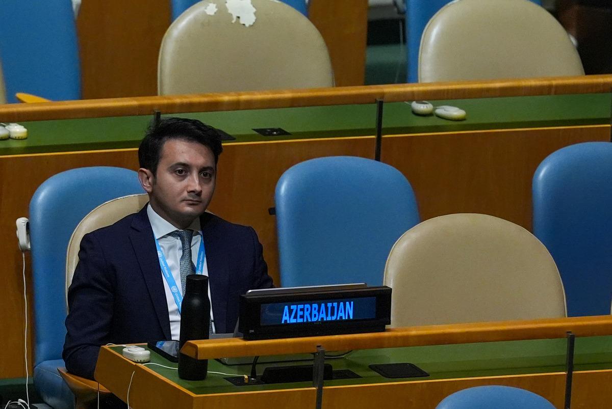 Netanyahu yu dinleyenlere Azerbaycan da katıldı! BM Genel Kurulu nda tarihi anlar: İran ın protestosunda  Kasım S&uuml;leymani  detayı 7