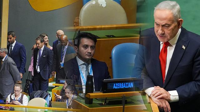 Netanyahu'yu dinleyenlere Azerbaycan da katıldı