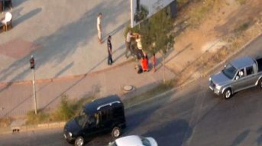 Kadına dayağa vatandaş tepkisi