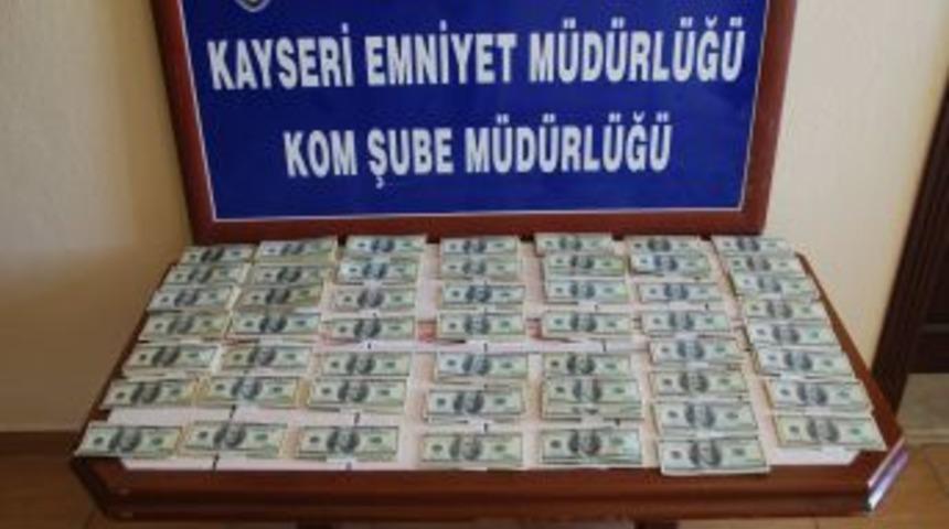 Kayseri polisinden sahte dolar operasyonu