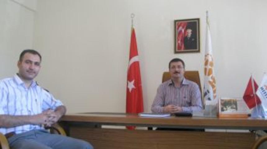 İskilip MYO M&uuml;d&uuml;r&uuml; Cengil'e hoş geldin ziyareti