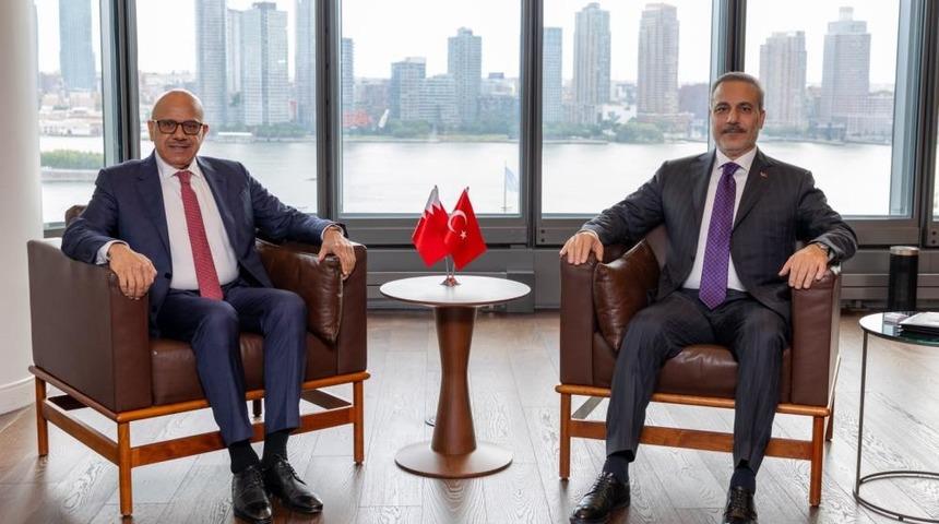 Bakan Fidan, Bahreyn Dışişleri Bakanı Al Zayani ile bir araya geldi