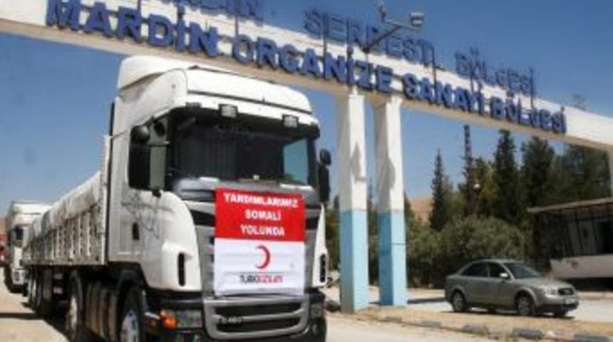 Mardin&rsquo;den Somali&rsquo;ye 800 ton gıda yardımı g&ouml;nderildi