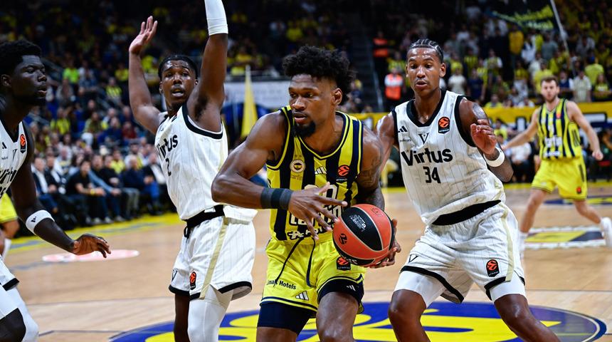 Fenerbah&ccedil;e Tarfin EuroLeague'e galibiyetle başladı! Virtus Bologna'yı mağlup etti