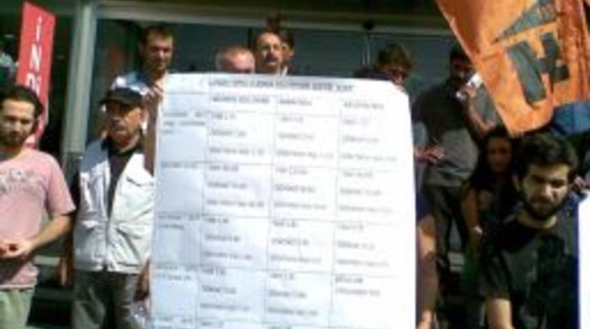 Ulaşıma zammı protesto edildi