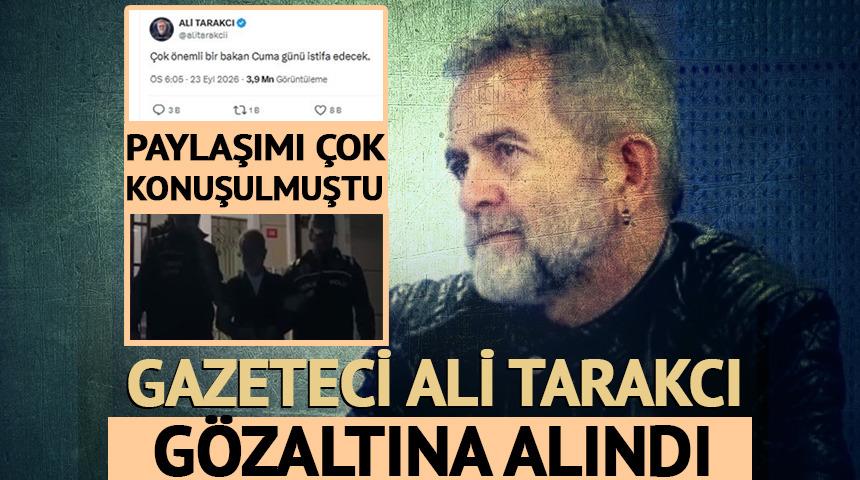 Gazetesi Ali Tarakcı g&ouml;zaltına alındı