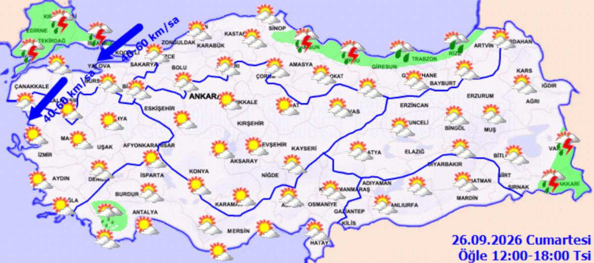 Kara kış havası geldi! Balkanlar dan girecek, montları hazırlayın... Sıcaklık 7 derece düşüor 7