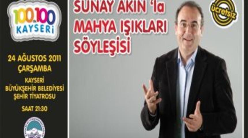 Ahmet Özhan şarkı ve ilahileriyle, Sunay Akın sohbetiyle mest edecek