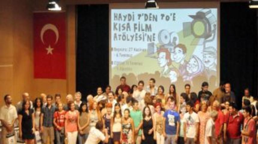 Antalya&rsquo;daki kısa film &ccedil;ekebilmek i&ccedil;in 99 kişi sertifika aldı