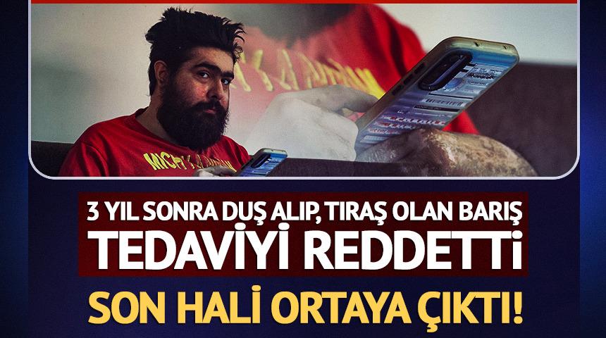 3 yıl sonra duş alıp, tıraş olan Barış'ın son hali ortaya &ccedil;ıktı