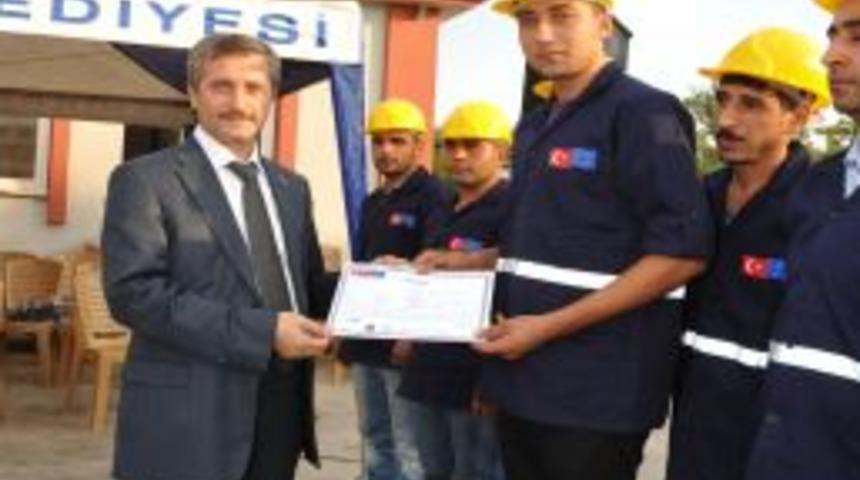 Şahinbey Belediyesi 60 iş makinesi operat&ouml;r&uuml; yetiştirdi